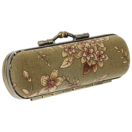 Silver lipstick storage - lipstick, case