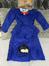 World Book Day costume for girls, Mary Poppins costume for children. ( Size 3-4