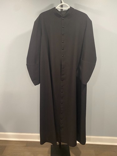 Black year rounder cassock - year, (rj