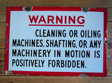 Garage Enamel / Metal Sign -