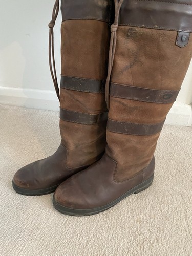 Dubarry brown leather knee - dubarry,