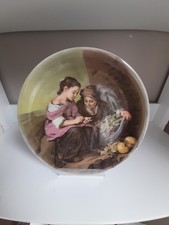 Wood & Sons The Beggar Boys by Bartolome Murillo Collectors Plate Eating Grapes