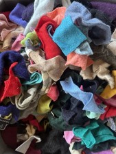 1Kg Bag pure Cashmere scrap Pieces for crafting