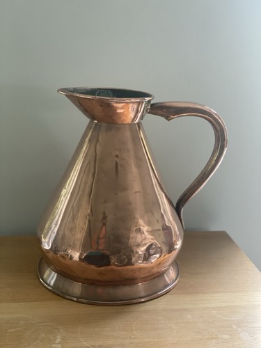 Antique gallon copper jug - gallon,