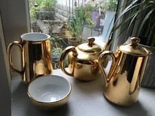 Vintage Royal Worcester Gold Lustre Tea/Coffee Set – Made in England