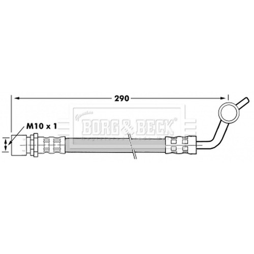 Brake hose for - brake, hiace