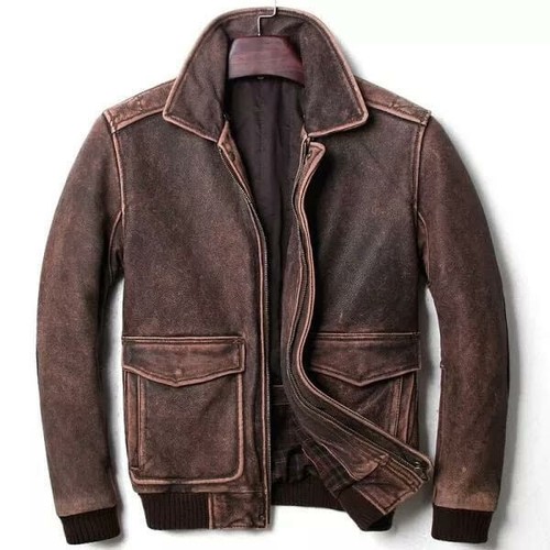 Men vintage brown aviator a2 - brown,