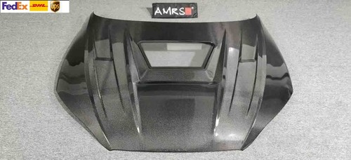 Carbon fiber front hood - carbon,