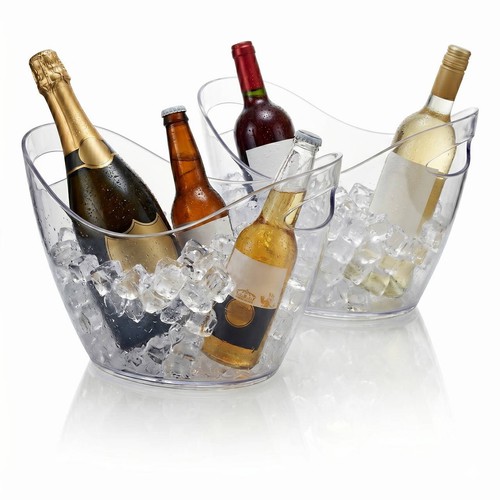 Large clear acrylic ice - clear,