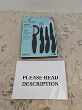 Viners Assure 4 Piece Peel and Prep Set Stainless Steel Blades with Squar (READ)