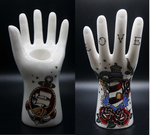 12cm palmistry hand taper ship - hand,