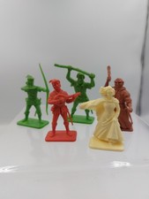 Kelloggs Corn Flakes Robin Hood Figures x 5 Cereal Premiums Free Gifts Toy 1960