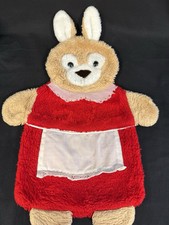 VINTAGE BOOTS BEDTIME BUNNY RABBIT HOT WATER BOTTLE COVER  Soft Plush Toy