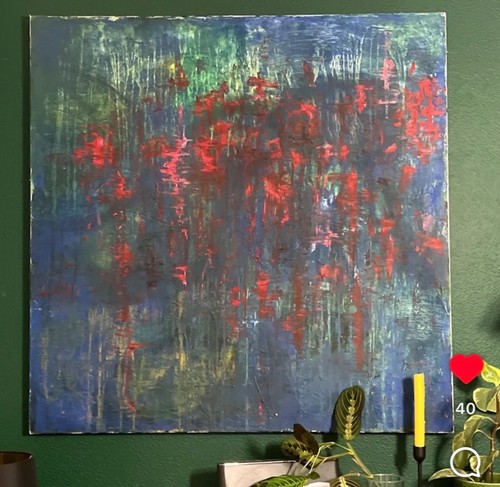 Modern abstract oil - abstract, canva