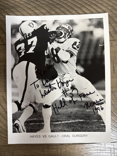 Lester hayes signed 8x10 - signed, photo