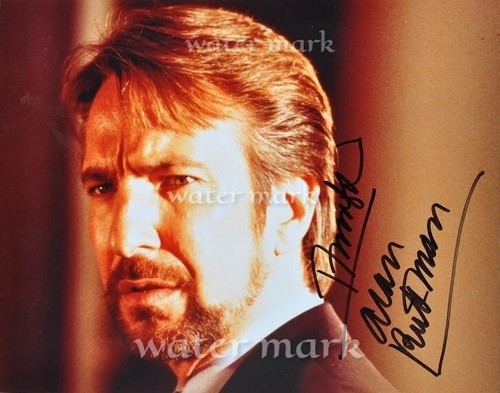 Alan rickman reprint - rickman, signed
