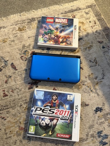 Blue nintendo 3ds with - blue,