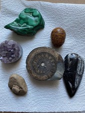 Job Lot of Collectable Rocks Fossils Minerals