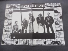 Squeeze - Original 1977 UK Concert Promo Poster JOOLS HOLLAND PUNK NEW WAVE