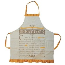 Head Cook Wanted Cotton Apron