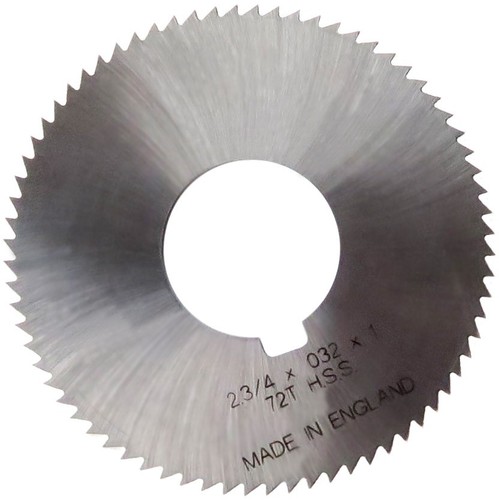 Hss slitting saw fine - hss,