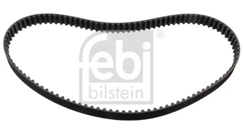 Timing belt with - rounded, tooth