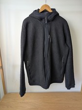 Vintage Haglöfs Men's Polartec High Loft Fleece Hooded Jacket - Black - Size XL