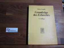 Grundzüge des Erbrechts mit