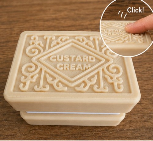 Custard cream clicker - cream,