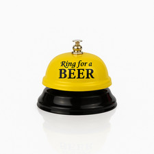 Ring for a Beer Bell Funny Novelty Bar Bell Party Gift Home Pub Drinking Gadget
