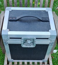 Vintage 12” Vinyl Record Heavy Duty Storage Box Flight Case - Capacity approx 90