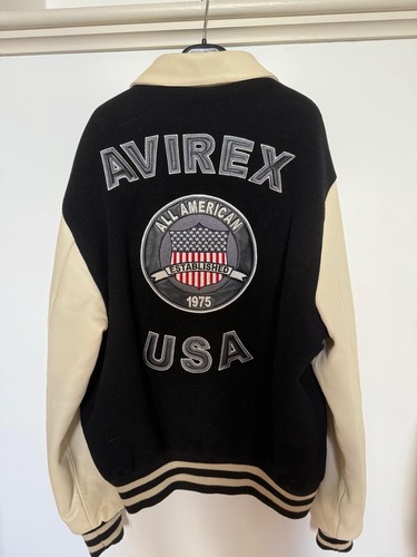 Avirex men leather jacket - avirex,