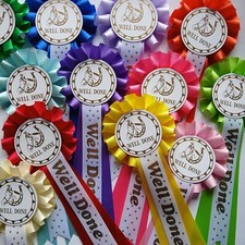 Horse Rosettes Well Done