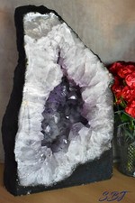 Amethyst geode quartz cluster