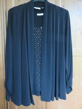 Susan Graver QVC Women's Twin Set Top Evening Occasion