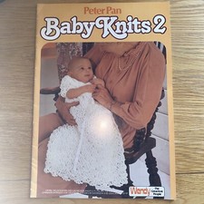 Knitting And Crochet Pattern Booklet Peter Pan Baby Knits 2