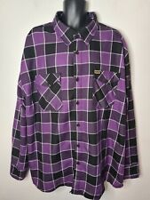 Dixxon Flannel  THE CROWN Purple Button Down Flannel Shirt SOLD OUT Size 4XL
