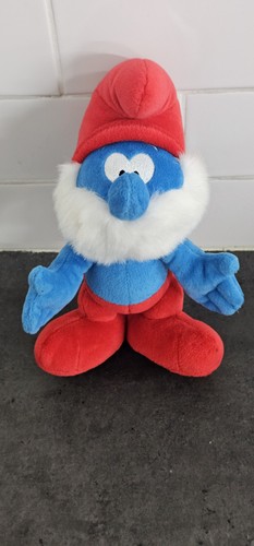 Papa smurf soft toy - smurf,