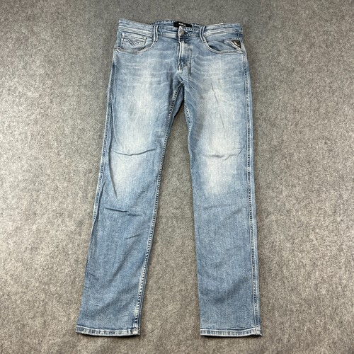 Replay mens jeans tapered - mens, 34