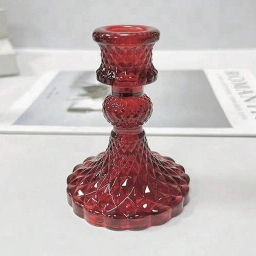 Unmarked red glass - unmarked,