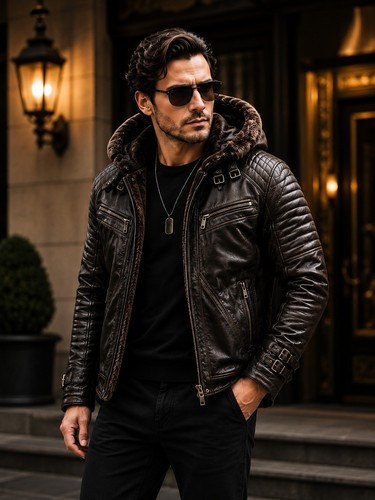 Men genuine cowhide - genuine,