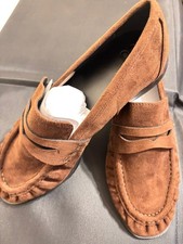 LADIES WOMENS FLATS SLIP ON OFFICE WORK COMFY PUMPS LOAFERS FASHION SHOES SIZE