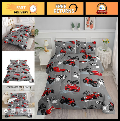 Racing car twin comforter set - twin,