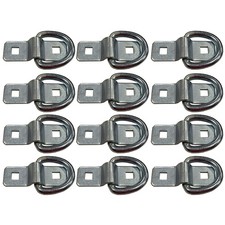 12 D Rings 3/8" Bolt On Toy