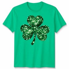Shamrock Glitter Print St