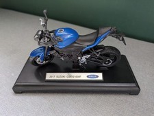 Welly Suzuki GSX S1000F 2017 Blue Black - 1:18 Motorbike