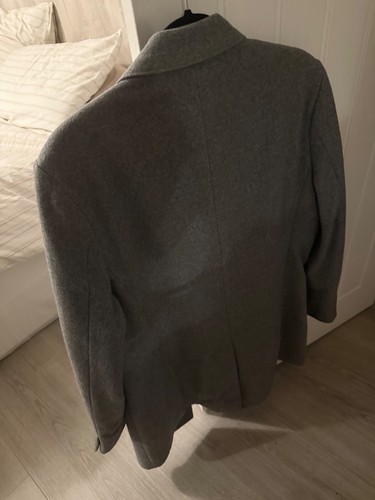 Grey overcoat men 40r jeff - grey,