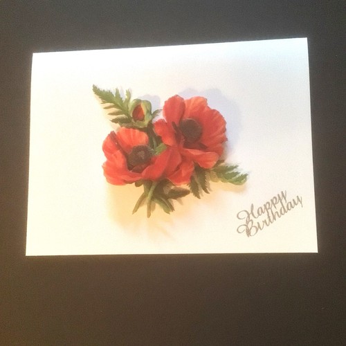 Blank tole decoupage card - card, &