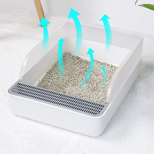 Open cat litter - open,