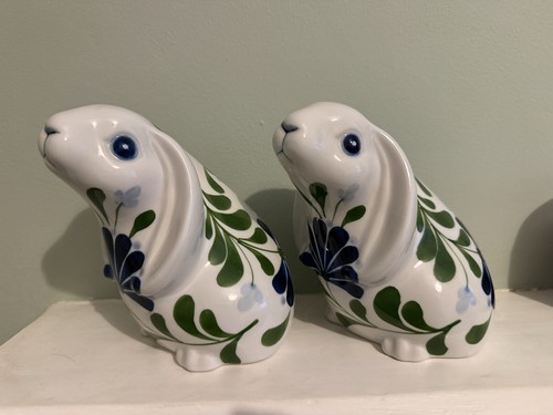 Pair dansk ceramic - pair, sage